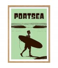 Retro Print | Surf Portsea | Australia | Green